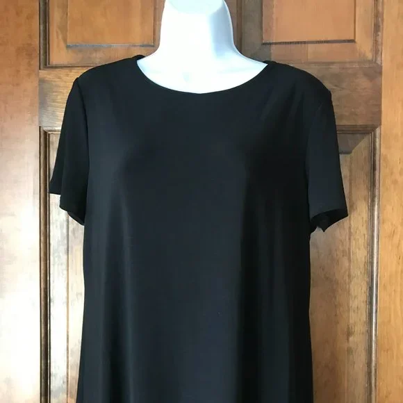 Nic and Nash Black & White Short Sleeve Dress Large - Picture 2 of 9